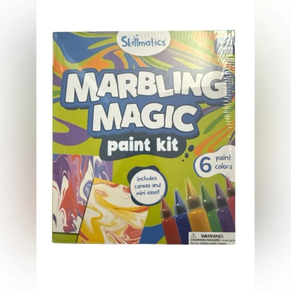 Skillmatics Marbling Magic Paint Kit Multicolor NWT Art Kit Children’s Gift Idea